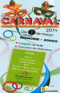 Participe na Baile de Carnaval - Comissão de Festas Nossa Senhora Encarnação - Mirandela