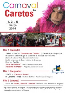 Participe no Carnaval dos Caretos - Bragança