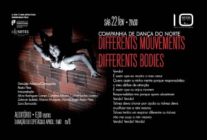 Participe na Companha de Dança do Norte - Differents Mouvements - Differents Bodies - Teatro Municipal de Bragança