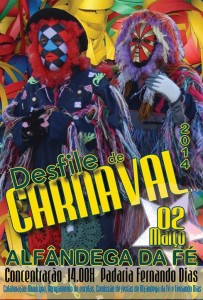 Participe no Desfile de Carnaval 2014 - Alfândega da Fé