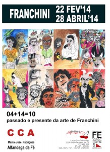 Participe no Exposição de pintura e cerâmica - 04+14=10 passado e presente da arte de Franchini - Alfândega da Fé