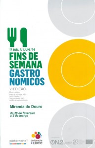 Participe no Fins de Semana Gastronómicos - Miranda do Douro