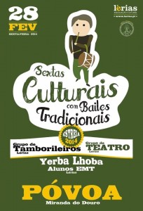 Participe nas Sextas Culturais com Bailes Tradicionais - Póvoa - Miranda do Douro