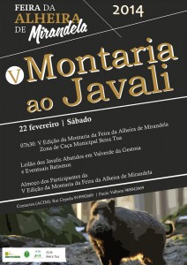 Participe na V Montaria ao Javali - Feira da Alheira de Mirandela 2014