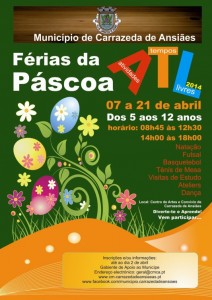 Participe nas Férias da Páscoa - ATL - Carrazeda de Ansiães