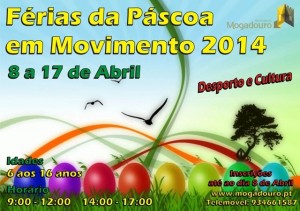 Participe nas Férias de Páscoa em Movimento - 2014 - Mogadouro