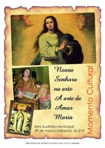 Participe no Momento Cultural: Nossa Senhora na Arte - Mirandela