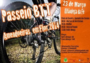 Participe no Passeio BTT - Amendoeiras em Flor 2014 - Alfândega da Fé