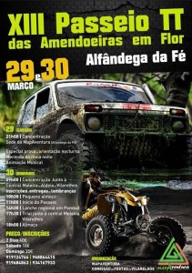 Participe no XIII Passeio TT das Amendoeiras em Flor - Alfândega da Fé