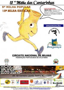 Participe no 15º Milha das Cantarinhas - Bragança