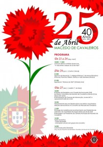 Participe no 25 de Abril - 2014 - Macedo de Cavaleiros