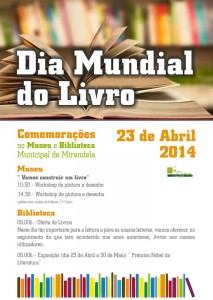 Participe na Dia Mundial do Livro - Mirandela