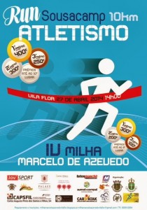 Participe no Run Sousacamp / IV Milha Marcelo de Azevedo - Vila Flor