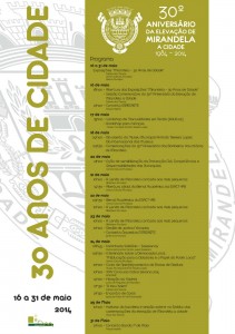 Participe nos 30 Anos de Cidade - Mirandela