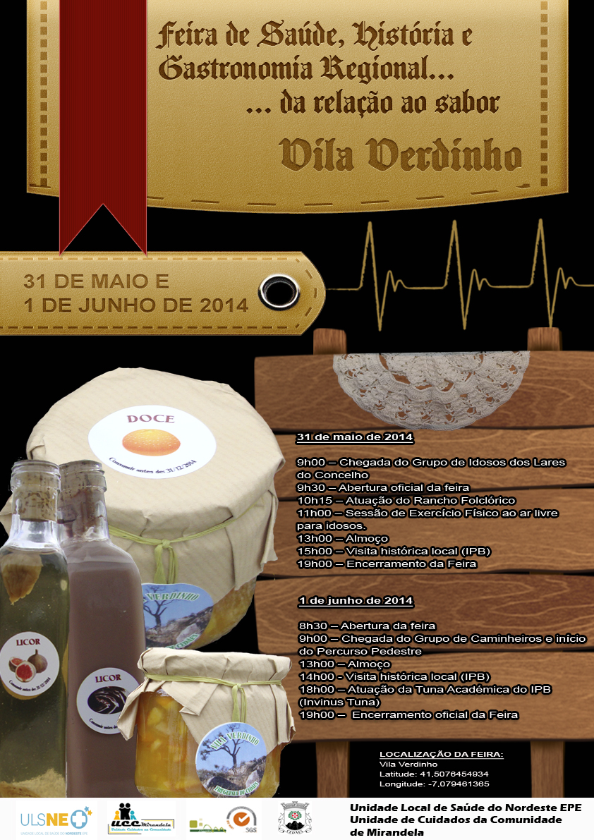 Participe na Feira de Saúde, História e Gastronomia Regional - Mirandela