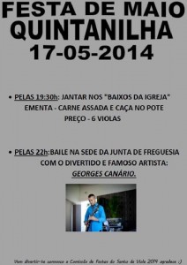 Participe na Festa de Maio - Quintanilha - Bragança