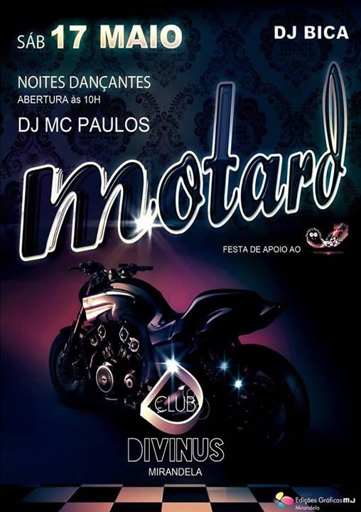 Participe nos Noites Dançantes - DJ MC Paulos - Motard - Mirandela