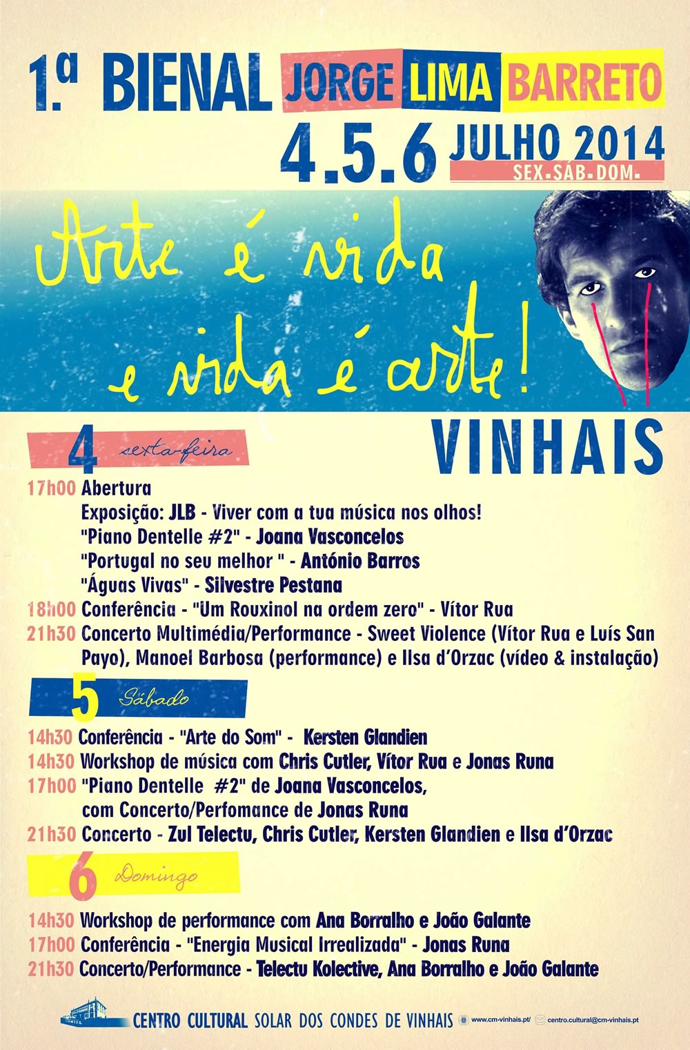 Participe na 1ª Bienal - Jorge Lima Barreto - Vinhais