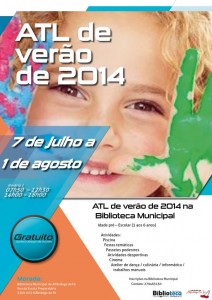 Participe no ATL de Verão de 2014 - Alfândega da Fé