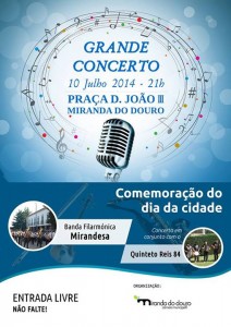 Participe na Dia da Cidade de Miranda Concerto Banda Filarmónica de Miranda - Miranda do Douro