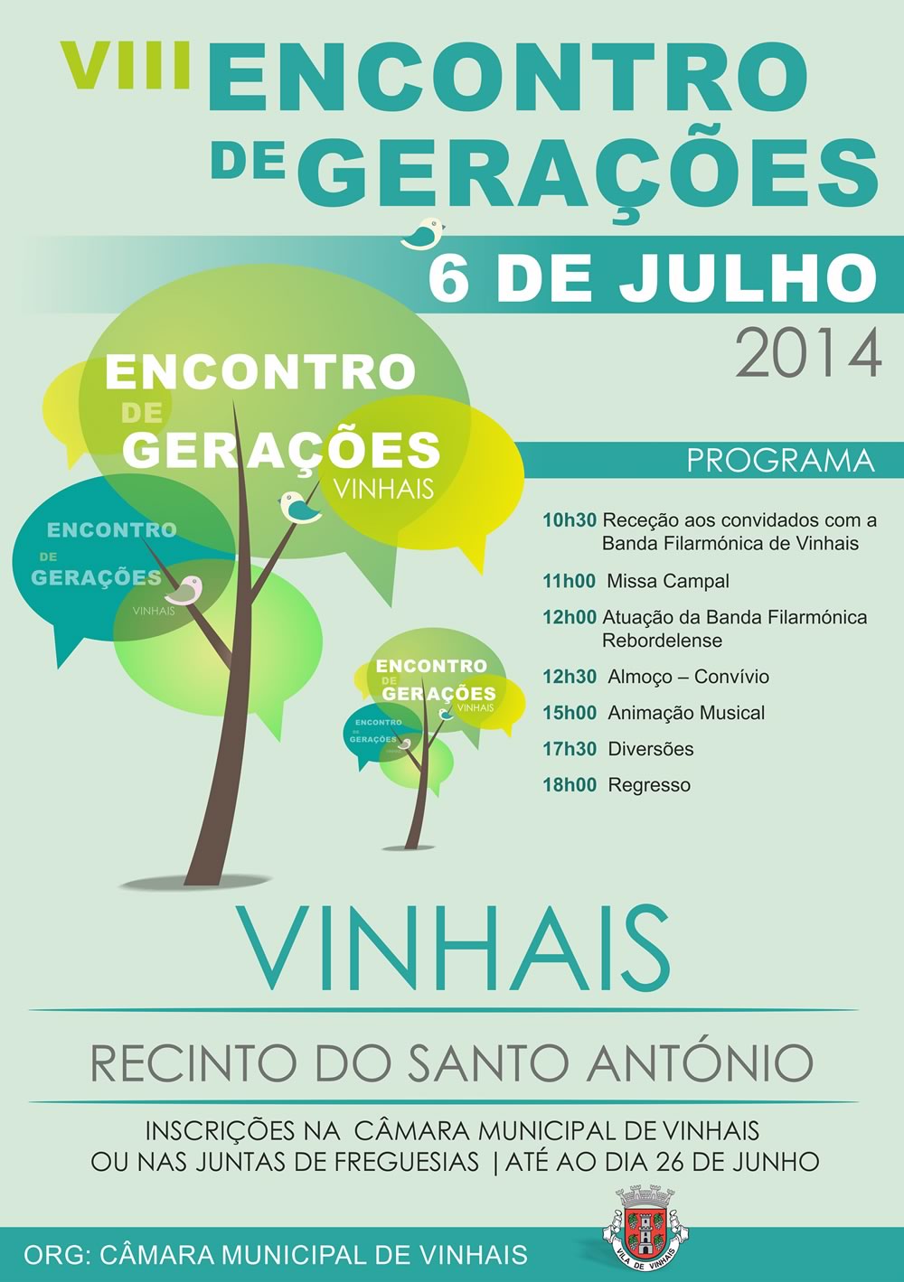 Participe no VIII Encontro de Gerações - Vinhais