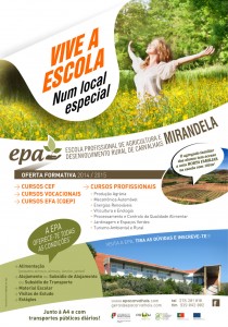 Participe na EPA - Oferta Formativa 2014/2015 - Mirandela
