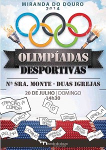 Participe nas Olimpíadas Desportivas - Nª Sra. do Monte - Duas Igrejas - Miranda do Douro