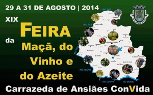 Participe na XIX Feira da Maçã, do Vinho e do Azeite - Carrazeda de Ansiães
