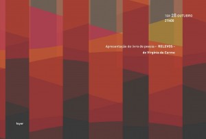 Participe no Apresentação do livro de poesia - RELEVOS - de Virgínia do Carmo - Teatro Municipal de Bragança