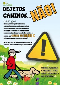 Participe nos Dejetos Caninos - Mirandela