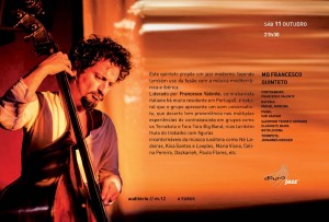 Participe no Mo Francesco Quinteto - Teatro Municipal de Bragança