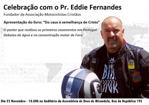 Participe no Apresentação do Livro: Do caus à semelhança de Cristo - Mirandela