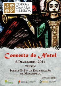 Participe no Concerto de Natal - Mirandela