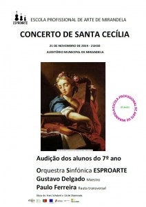 Participe no Concerto de Santa Cecília - Mirandela