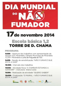 Participe no Dia Mundial do Não Fumador - Mirandela