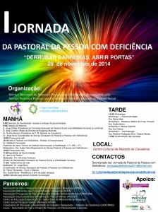 Participe na I Jornada da Pastoral da Pessoa Com Deficiência - Macedo de Cavaleiros