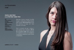 Participe na Mariel Martinez & La Porteña Tango Trio - Teatro Municipal de Bragança