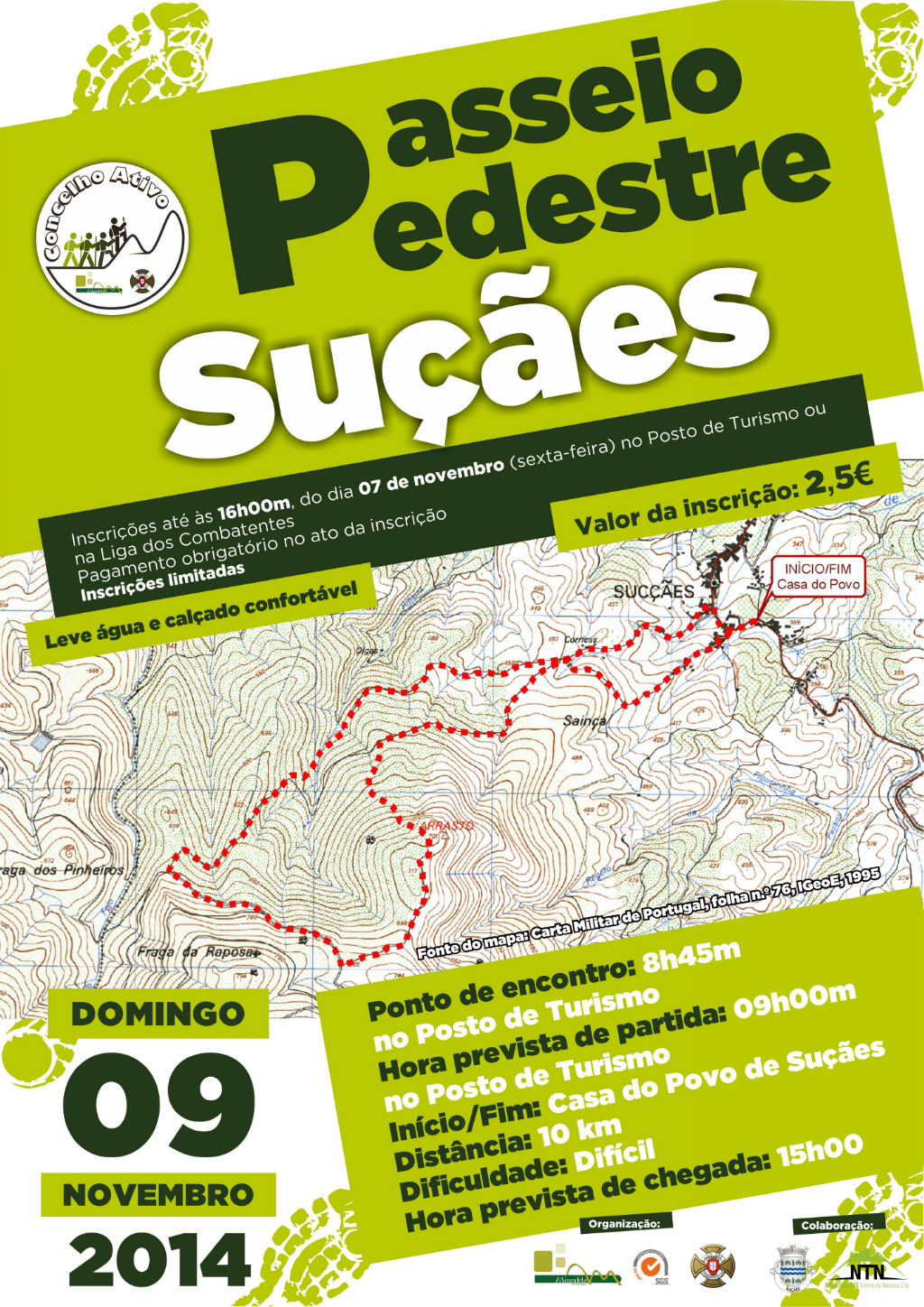 Participe no Passeio Pedestre: Suçães - Mirandela