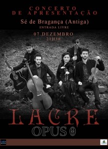 Participe no Concerto de Apresentação - LACRE - Sé de Bragança - Bragança