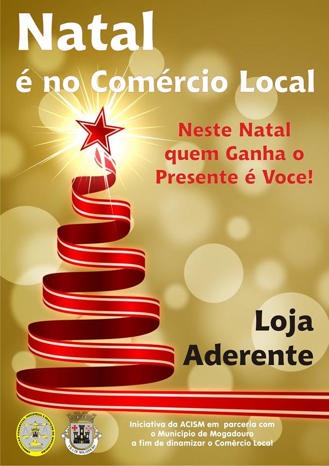 Participe na Natal no Comércio Local - Mogadouro