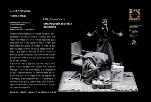 Participe na Uma pequena história do mundo - Teatro Municipal de Bragança