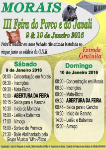 feira do porco e do javali em Morais